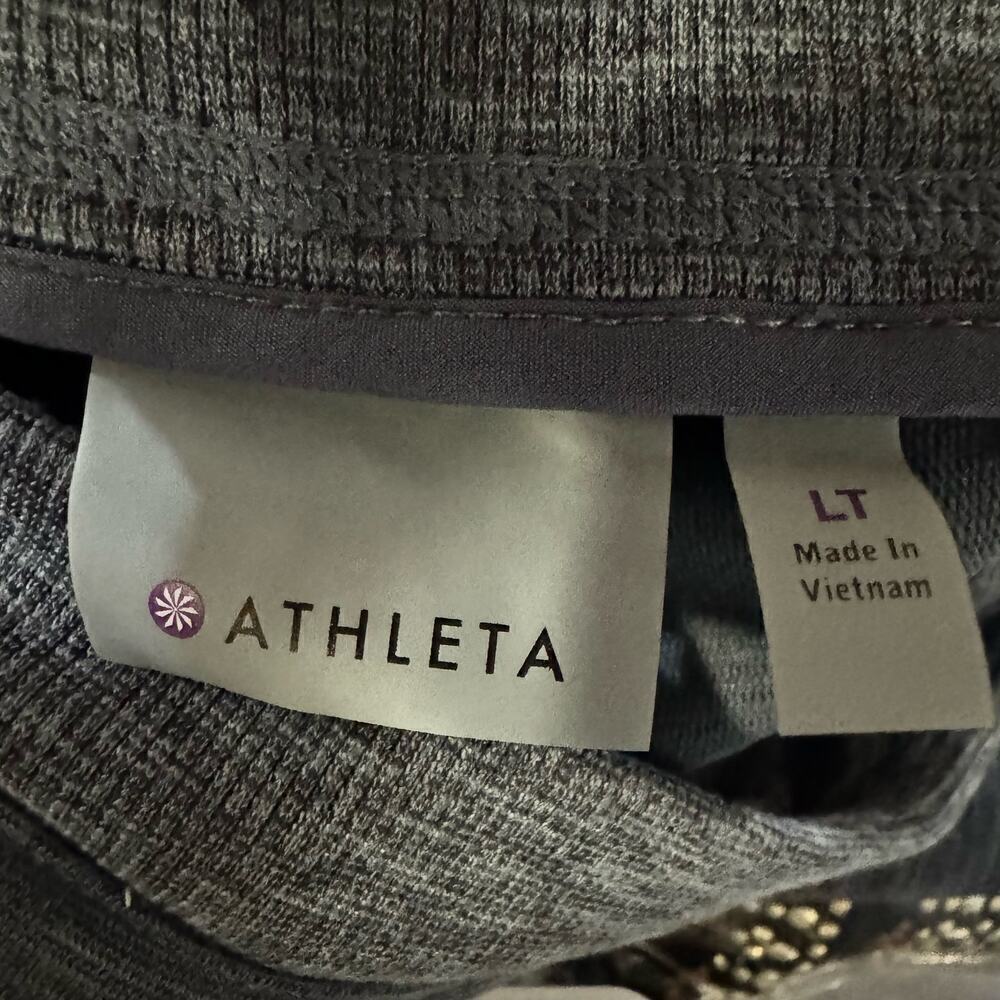 Athleta Techie Terry Skirt Heathered Blue Gray Size Large Tall Tenniscore - Picture 6 of 6